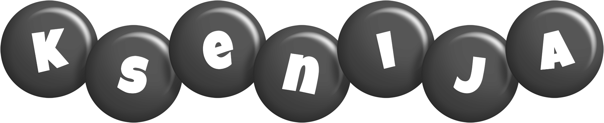 Ksenija candy-black logo