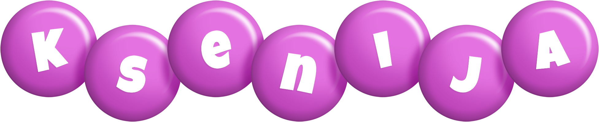 Ksenija candy-purple logo