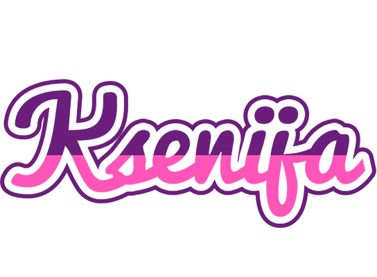 Ksenija cheerful logo