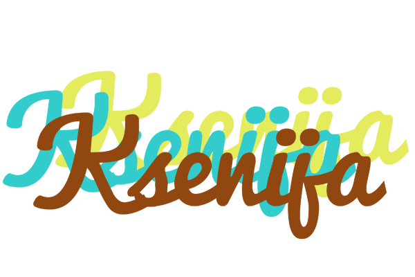 Ksenija cupcake logo