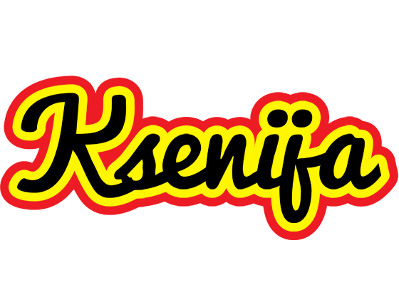 Ksenija flaming logo