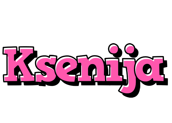 Ksenija girlish logo