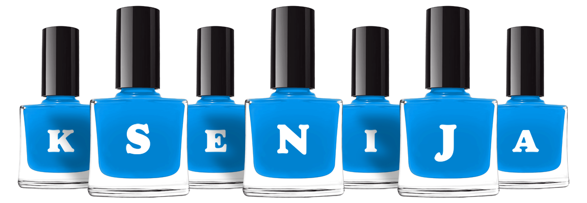 Ksenija glossy logo
