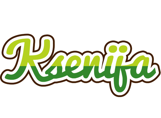 Ksenija golfing logo