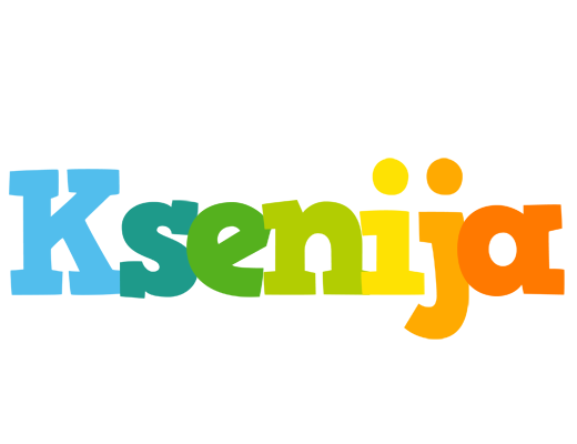 Ksenija rainbows logo