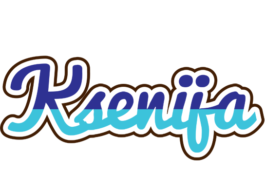 Ksenija raining logo