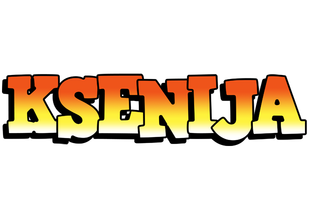 Ksenija sunset logo