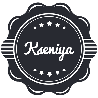 Kseniya badge logo