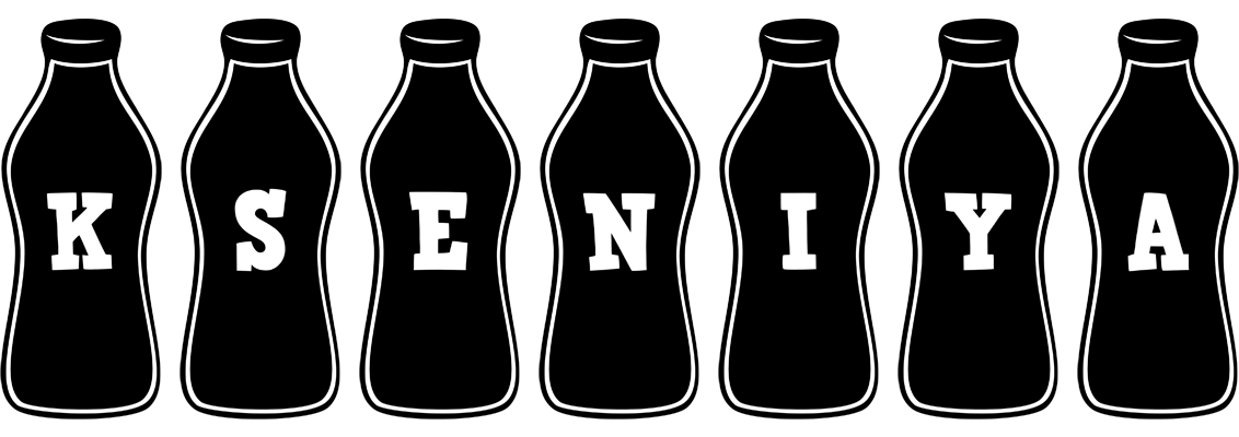Kseniya bottle logo