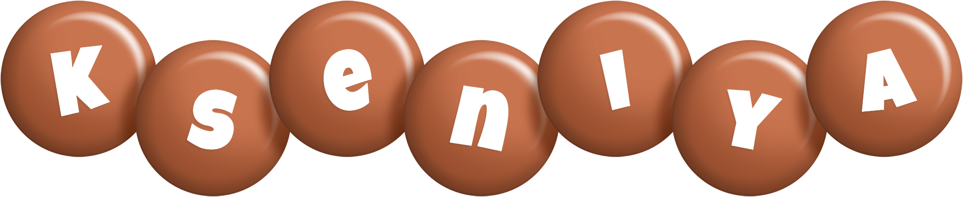 Kseniya candy-brown logo