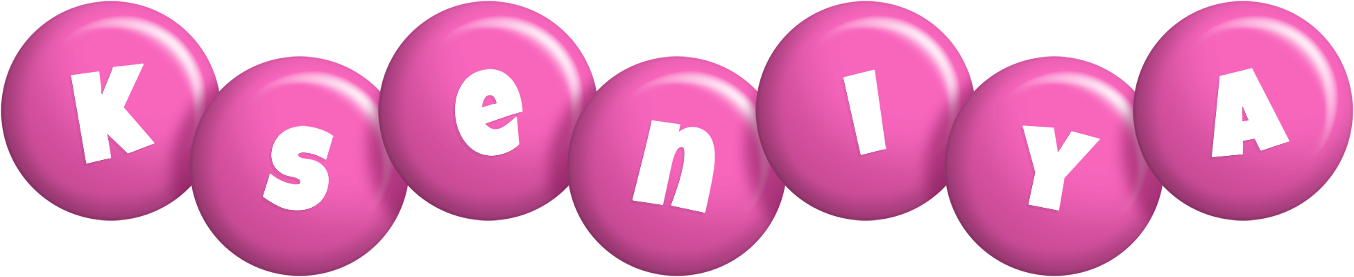 Kseniya candy-pink logo