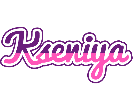 Kseniya cheerful logo