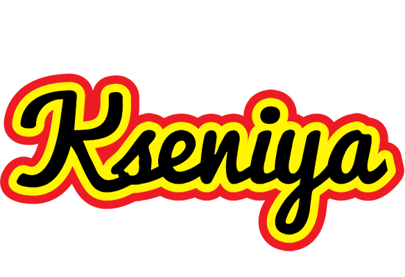 Kseniya flaming logo