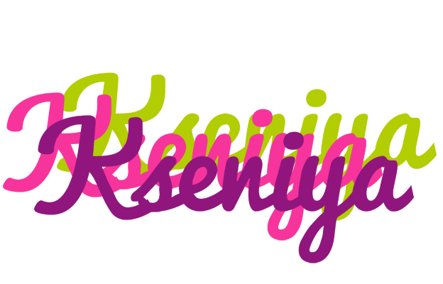 Kseniya flowers logo
