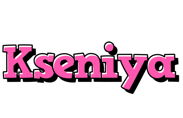 Kseniya girlish logo