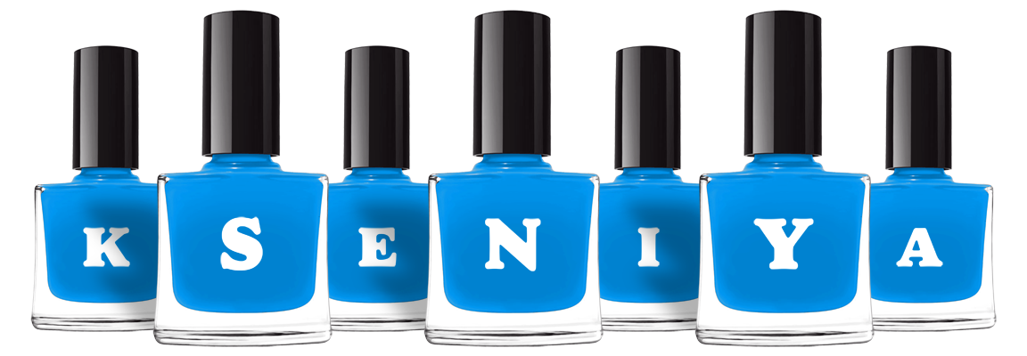 Kseniya glossy logo