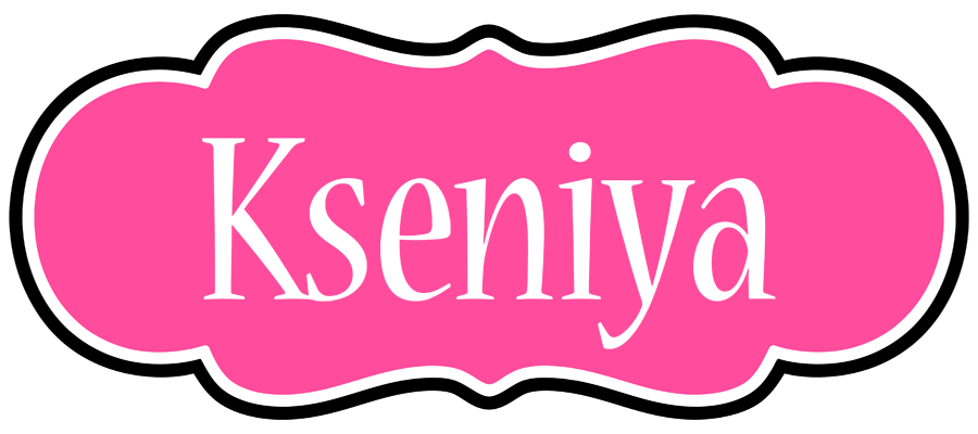 Kseniya invitation logo
