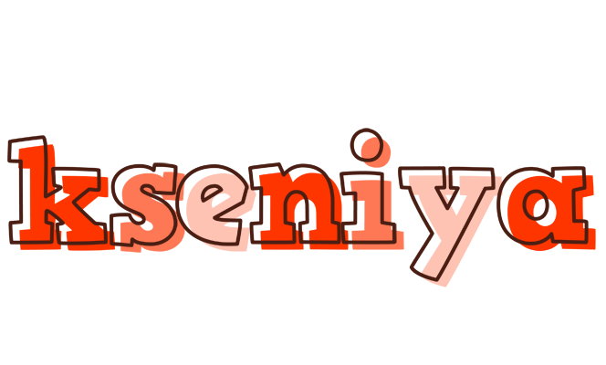 Kseniya paint logo