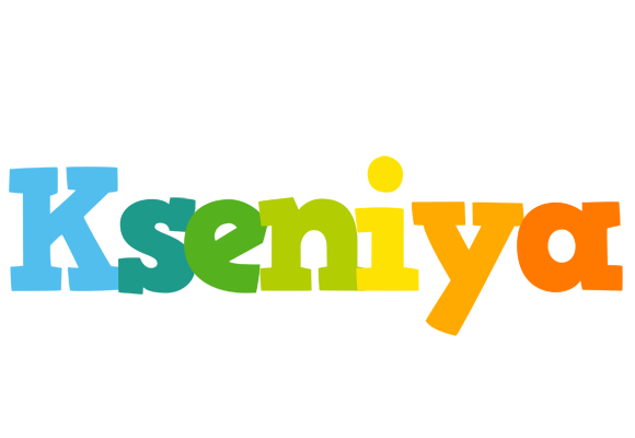 Kseniya rainbows logo