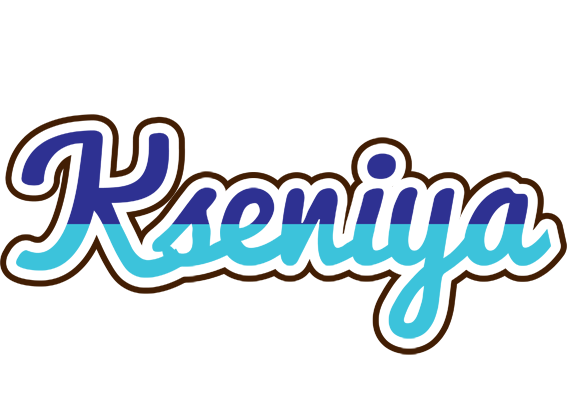 Kseniya raining logo