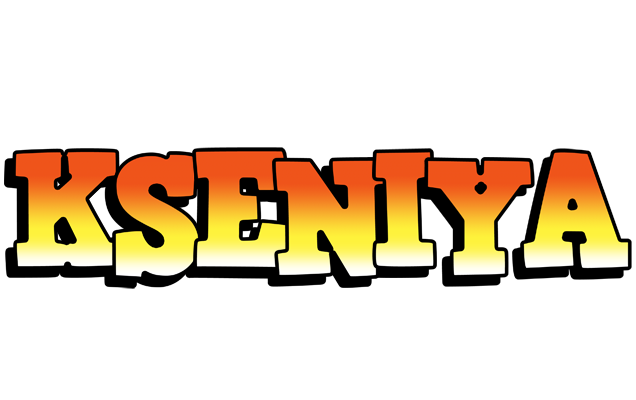Kseniya sunset logo