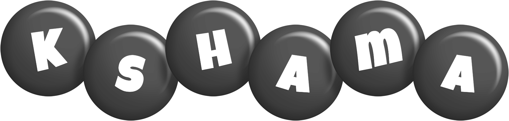 Kshama candy-black logo