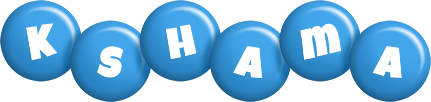 Kshama candy-blue logo