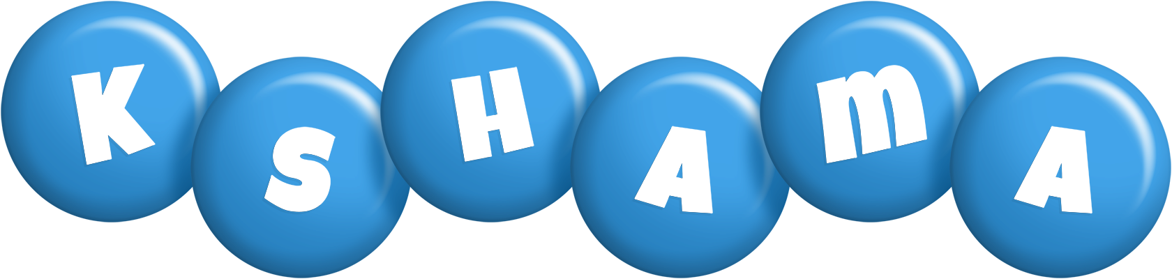 Kshama candy-blue logo