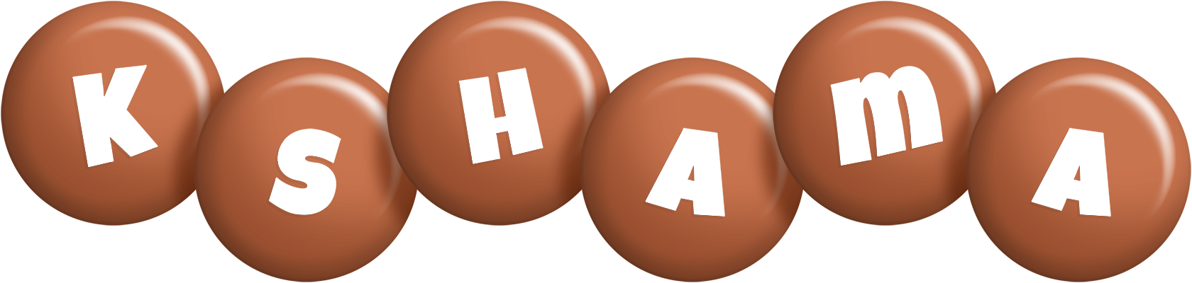 Kshama candy-brown logo