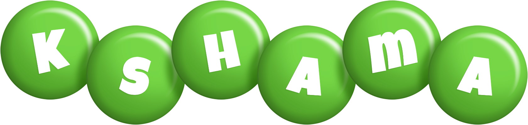 Kshama candy-green logo