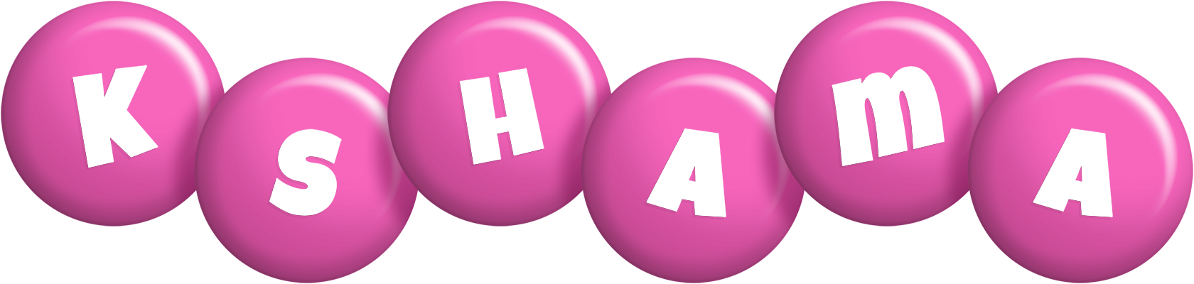 Kshama candy-pink logo