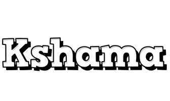 Kshama snowing logo