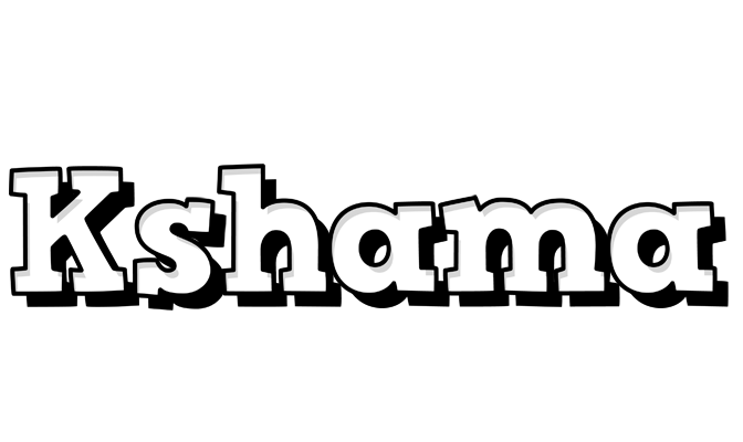 Kshama snowing logo