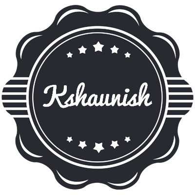 Kshaunish badge logo