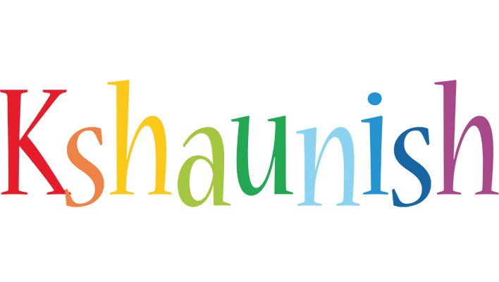 Kshaunish birthday logo
