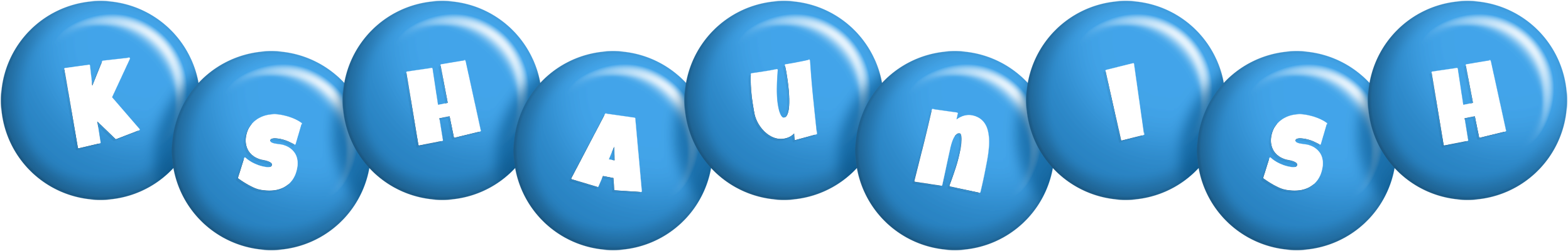 Kshaunish candy-blue logo