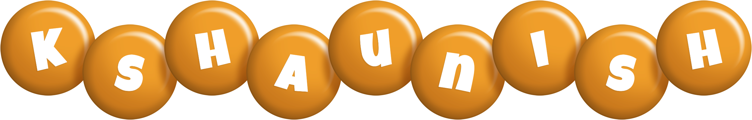 Kshaunish candy-orange logo