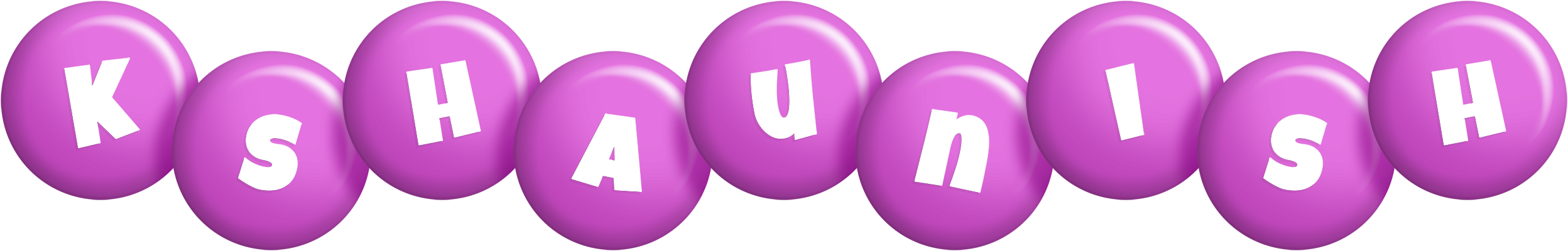 Kshaunish candy-purple logo