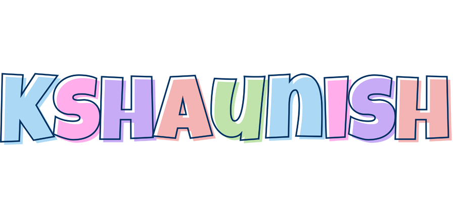 Kshaunish pastel logo