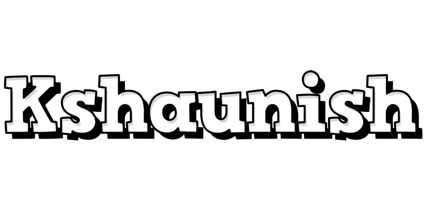 Kshaunish snowing logo