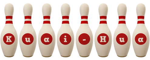 Kuai-Hua bowling-pin logo