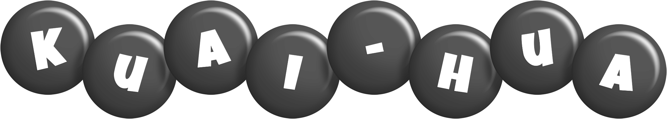 Kuai-Hua candy-black logo