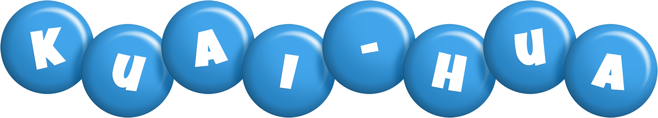 Kuai-Hua candy-blue logo