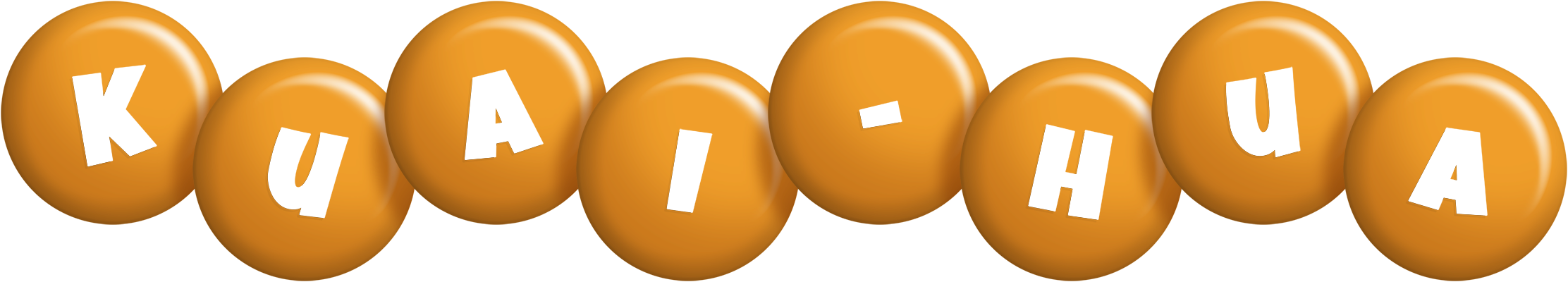 Kuai-Hua candy-orange logo