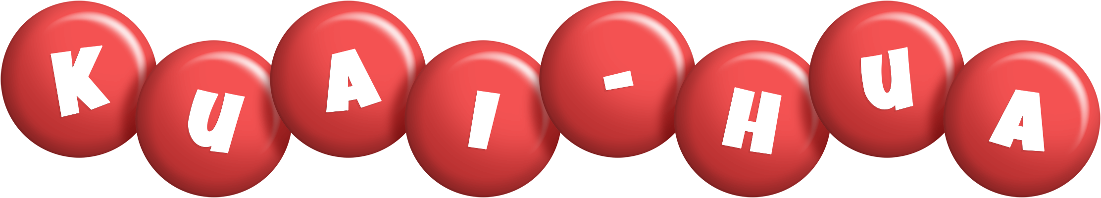 Kuai-Hua candy-red logo
