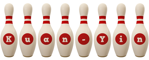 Kuan-Yin bowling-pin logo