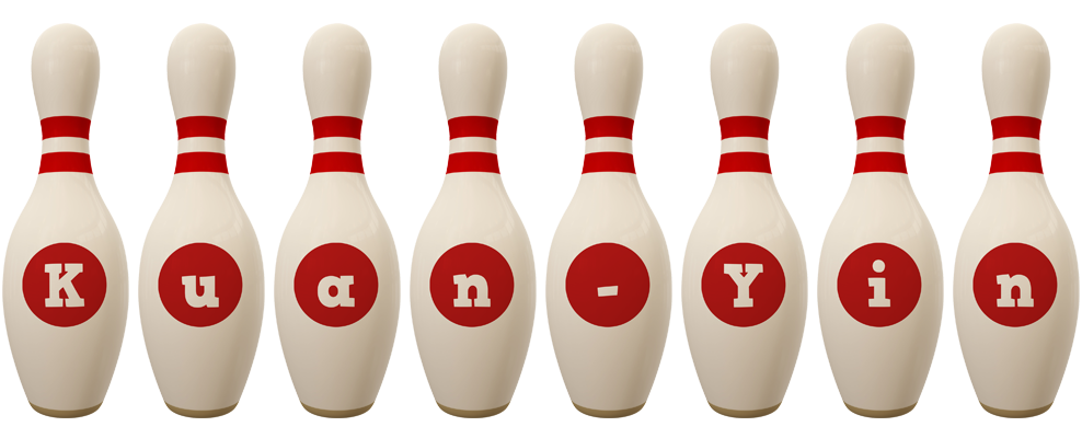 Kuan-Yin bowling-pin logo