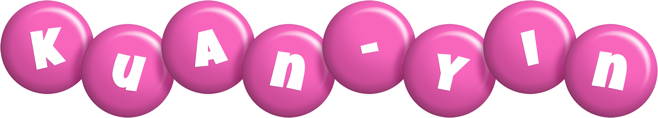 Kuan-Yin candy-pink logo