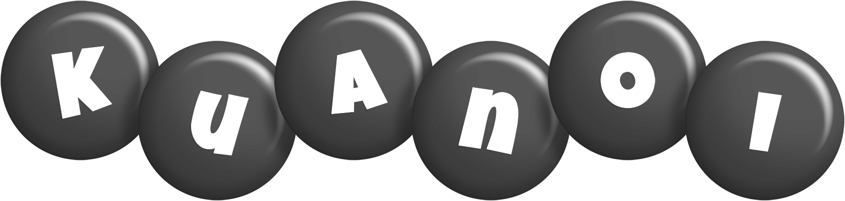 Kuanoi candy-black logo