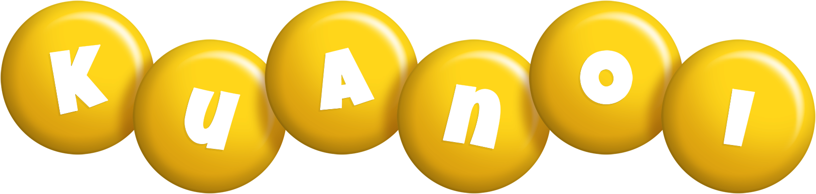 Kuanoi candy-yellow logo